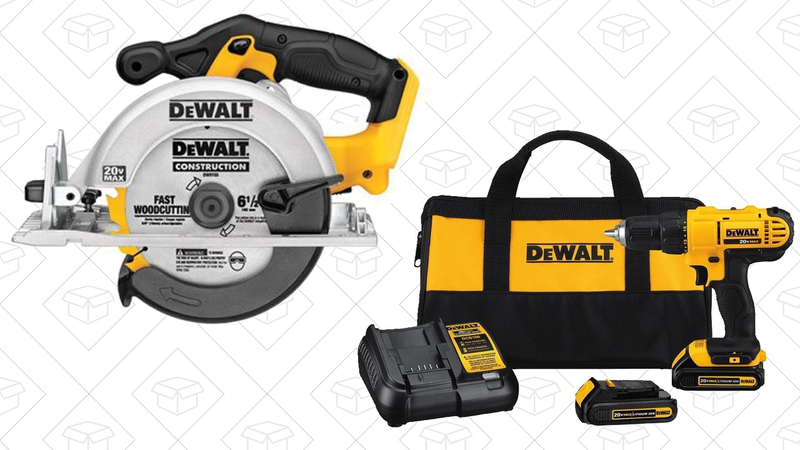 DEWALT 20V Drill Driver Kit + 20V Circular Saw | $138 | Amazon | More DEWALT Deals